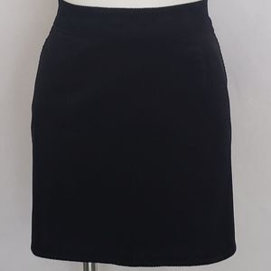 Women's black miniskirt